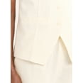 thumbnail image 4 of Scoop Women's and Women's Plus Linen Blend Longline Vest, Sizes XS-4X, 4 of 5