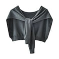 thumbnail image 1 of Minnieouse Mantón de senderismo de invierno para mujer, pañuelo de estilo informal para banquete de boda, capa transpirable, Poncho para mujer, Accesorios de disfraces Gris oscuro Minnieouse AP013386-06, 1 of 6