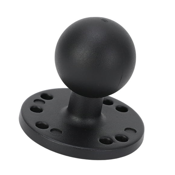 1.5 Inch Ball Mount, Wide Application Aluminum Alloy Rubber Ball AMPS Hole Round Plate for RAM Mounts C Size Double Socket Arm