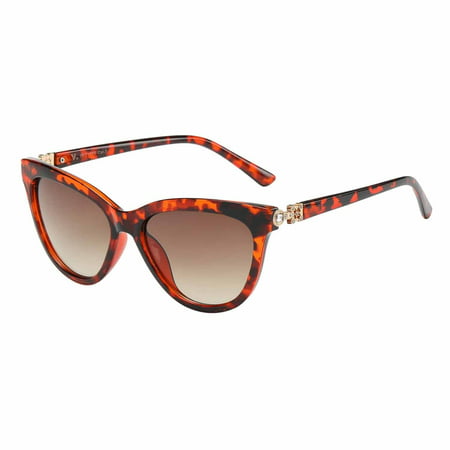 Womens Cat Eye Sunglasses “Kitty Bling” Hipster Retro Plastic Frame UV-400 Lens Rhinestone on Template 50MM
