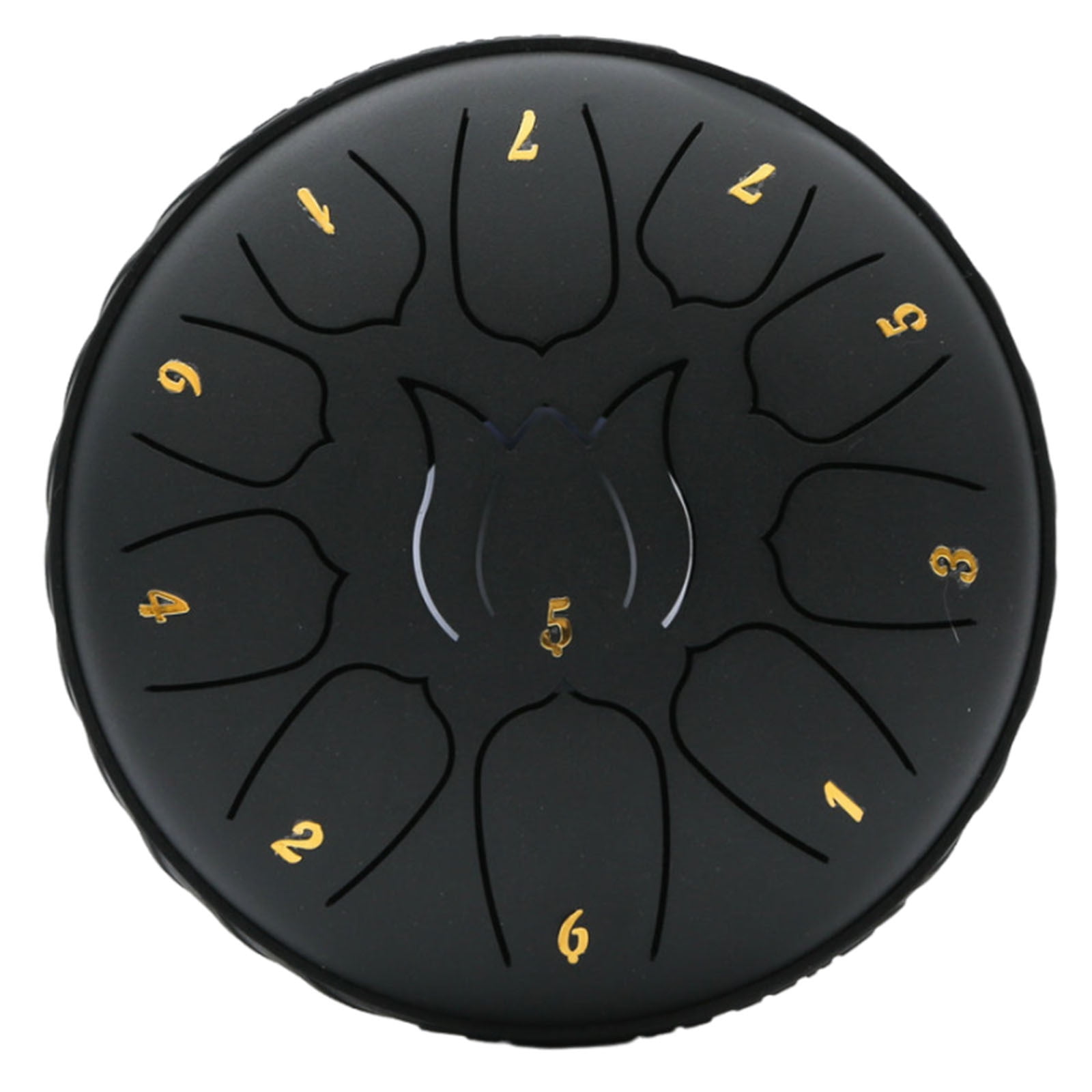 JGJJUGN 6-Inch 11 Tone Hand Drum Forget Worry Drum Portable Carbon Steel Musical Instrument for Stress Relief and Relaxation