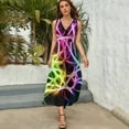thumbnail image 6 of Fibre Optic Sleeveless Dress Women's clothing cocktail dresses birthday dresses for women, 6 of 7