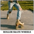 thumbnail image 3 of WHAMVOX 4 Pcs Roues de Patinage Intérieur Roues de Patin à Roulettes Matériau PU Non Lumineux pour Accessoires d'Entraînement des Patineurs, 3 of 8