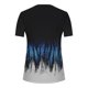 thumbnail image 4 of Tops de Manga Corta con Cuello en V para Mujeres, Moda de Verano Sexy Plegado Impreso Botón Regular para Fiesta Y Ocasional, 4 of 5
