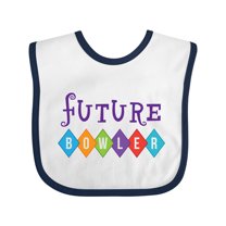 Inktastic Bowling Future Bowler Boys or Girls Baby Bib