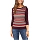 thumbnail image 2 of Suéter a rayas Tommy Hilfiger para mujer morado XX-Large, 2 of 2