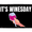 It's Winesday, variant on Mama Needs Wine - Removable Patch