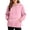 (New26)Pink, variant on ThriftyPlait Womens Hoodies Quarter Zip Pullover Sweatshirt Long Sleeve Zipper Kangaroo Pocket Drawstring Hood Loose Fall Casual Outerwear