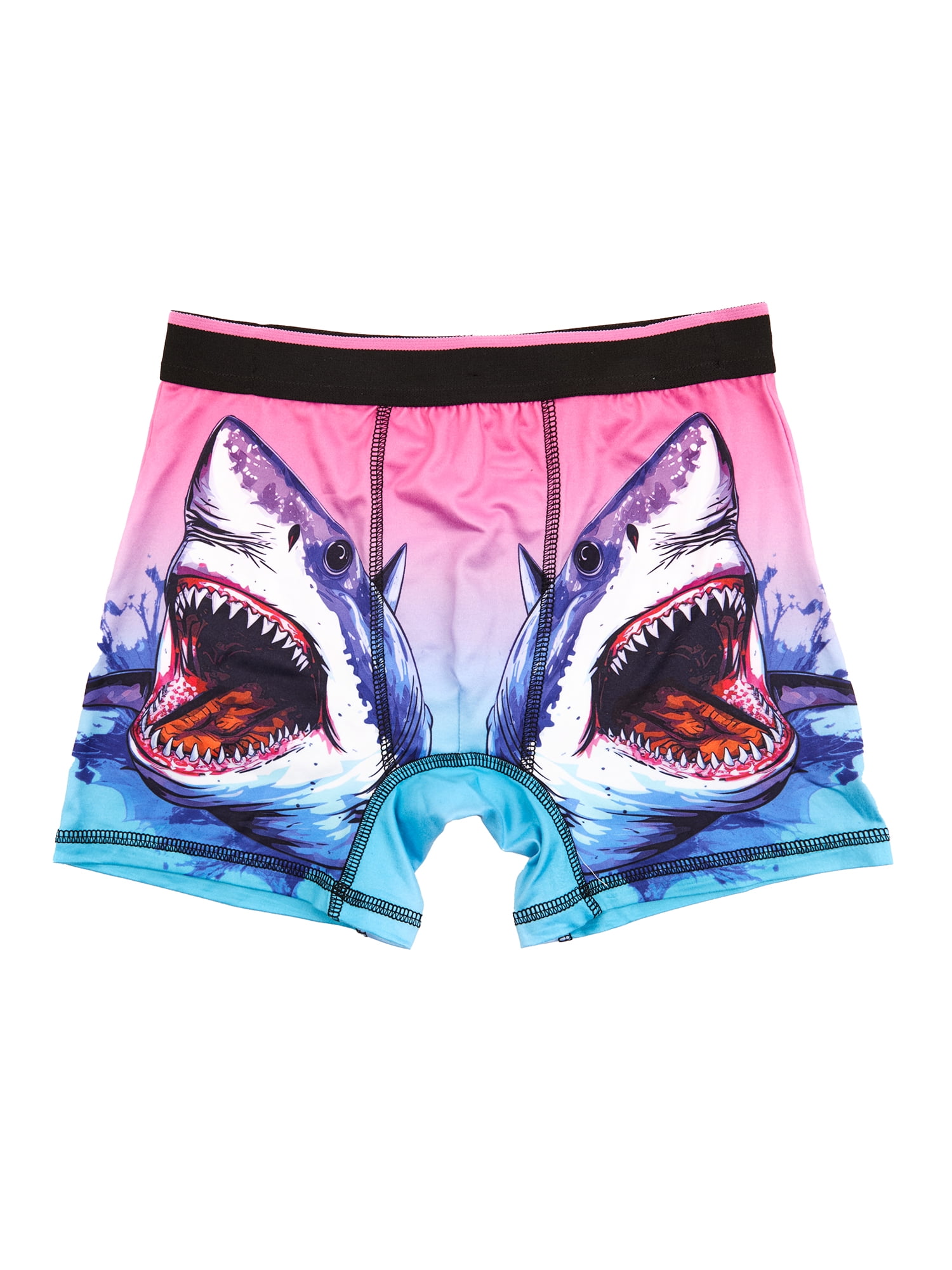 Wonder Nation Boys Boxer Brief Shark Underwear, 4-Pack, Sizes S-XL