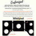thumbnail image 2 of Stove Protector Liners Compatible with Whirlpool Stoves, Gas Ranges - Customized - Easy Cleaning Liners for Whirlpool Compatible Model WCG51US6DW00, 2 of 8