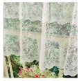 thumbnail image 4 of Nvzi Beige Short Curtain Rod Pocket, 230*45cm - 1 slice, Elegant Lace Fabric for & Valances, Ideal for Kitchen Window, Dining Room, Cafe Decor, 4 of 4