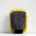 thumbnail image 3 of Miulika Car Wash Mitt Microfiber Lint Scratch for Trucks Motorcycles Yellow Yellow, 3 of 9