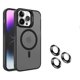 thumbnail image 3 of Lens Metal Ring Stand Magsafe Magnetic Phone Case For iPhone 15 12 13 14 11 Pro Max Plus Camera Glass Protection Soft Cover, 3 of 5