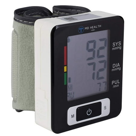MD Health Blood Pressure Monitor - U60CH High Accuracy Wrist Blood Pressure Monitor - FDA (Best High Blood Pressure Monitor)