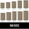 thumbnail image 6 of Bath Rug 30x20, Thick Soft Absorbent Chenille, Rubber Backing Quick Dry Microfiber Mats, Machine Washable Rugs for Shower Floor, Bathroom Runner Bathmat Accessories Decor, Beige, 6 of 6