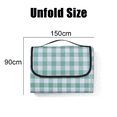 thumbnail image 2 of Manta de picnic portátil extra grande al aire libre a prueba de arena, impermeable, plegable, picnic, césped, playa, práctica estera, resistente a la arena, manta de playa para acampar, para viajes,, 2 of 6