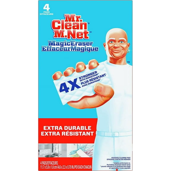 Mr. Clean Magic Eraser Extra Durable Scrubber & Cleaning Sponge 4ct.