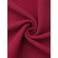 thumbnail image 5 of INSPIRE CHIC Women's Formal Dress Vintage Collared Half Sleeve Church Evening A-Line Dresses L Burgundy, 5 of 6