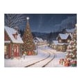 thumbnail image 3 of Christmas Snow Town Holiday,Christmas Festival 500 Piece Jigsaw Puzzle for Adults Challenging Puzzle Perfect for Game Nights - A006, 3 of 8