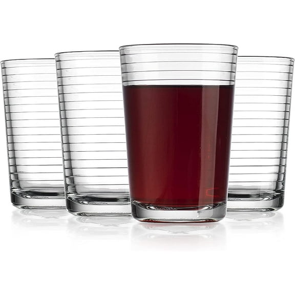Home Essentials Solar 7oz Juice Glass, Set of 4 (WSA-068)