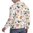 thumbnail image 3 of KLL Dogs Print Mens Hoodie Long Sleeve Casual Pullover Hooded Sweatshirt Fashion Drawstring Hoodies with Pocket-XX-Large, 3 of 6