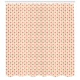 thumbnail image 3 of Ambesonne Romantic Shower Curtain, Hearts in Soft Colors, 69"Wx84"L, Pale Yellow Pale Pink, 3 of 3