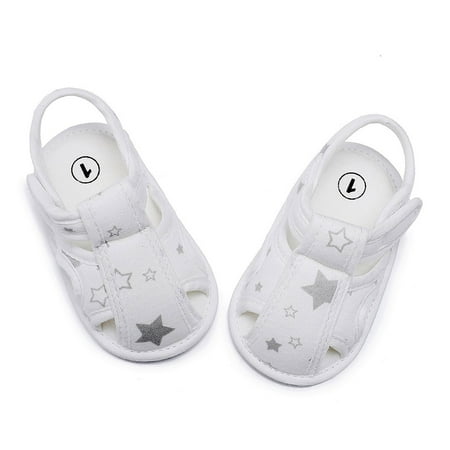 

Cathalem Shower Shoes Kids Boys Girls Cartoom Prints Shoes First Walkers Shoes Summer Toddler Breathable Baby Shoes Boy Grey 6 Months
