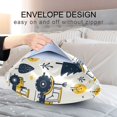 thumbnail image 4 of Yayeee Pillowcase Standard Size Set of 2 Satin Wrinkle Resistant Envelope Pillow Case, Yellow Cartoon Truck Pattern, 4 of 8