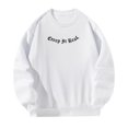 thumbnail image 3 of Sudadera de manga larga para mujer, ropa de calle, ropa deportiva, jersey estampado, Tops, sudadera con cuello redondo para mochilero y trabajo , S S, 3 of 10