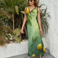 thumbnail image 3 of Delicious Lemon Vestido Sin Mangas Vestidos Para Mujer, Vestido Suelto De Verano 2025, 3 of 5