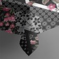 thumbnail image 5 of Pioneer Flower Floral Print Pattern Square Tablecloth,Waterproof Square Table Cover,Wipeable Spillproof Washable Table Cover for Home Kitchen Party Decor 42"X42"(107x107cm), 5 of 6