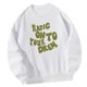 thumbnail image 5 of Sudadera con capucha para hombre y mujer, sudadera con cuello redondo, Tops Y2K, sudadera informal de manga larga con cuello redondo para uso diario , blanco, M Yinane Sudaderas con cuello redondo, 5 of 8