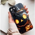 thumbnail image 5 of Halloween Pumpkin Spooky Glowing Jack-O-Lantern Design Durable Flexible TPU Phone Case for iPhone 11/12/13/14/15/16 (Pro Max/Plus) - Perfect for Fall Festivities & Trick-or-Treat, 5 of 9