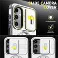 thumbnail image 4 of for Samsung Galaxy A16/A17 Case, Military Grade Shockproof Bumper Rugged Rotating Stand Ring Holder Anti-Scratch Magnetic Cover Compatible with Car Mount Case,Siver,For Galaxy A16/A17, 4 of 10
