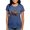 Heather Blue, variant on - Pugs Ninja T Shirt Women's Deluxe T Shirt - Womens Tri-blend T-Shirt
