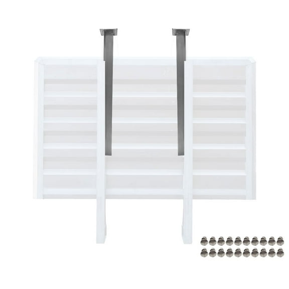 40" Viking Adjustable Aluminum Beacon Bracket for Headache Rack – Bolt-On 3 mm Thick Aluminum Beacon Light Mount for Semi Truck Cab Vault, Includes Hardware - 1Pair