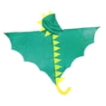 thumbnail image 3 of Traje de cosplay Capa de dinosaurio Favores de fiesta Túnica Capa con capucha de dragón Disfraz de Halloween para 5-7 niños, niños, niñas, cumpleaños Verde Salvador Capa de disfraz de dinosaurio, 3 of 10