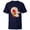 Navy, variant on Disney Panchito Three Caballeros Trip Matching Big Face - Short Sleeve T-Shirt for Kids - Customized-White