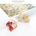 thumbnail image 2 of Iumwxz Crystal Che-rry Brooch Generous Versatile Clothing Party Dinner Party Dance Performance, 2 of 5