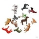 thumbnail image 1 of 24 X plástico Sólido Color Brillante Zulema Simulación de animales Felices figuras de la granja, 1 of 8