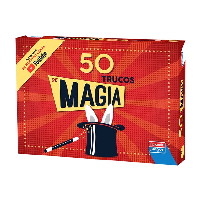 Caja de Magia FALOMIR 01040 Rojo 50 Trucos