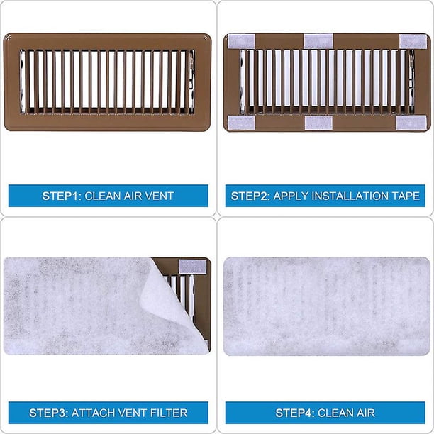 Ventilation Filter Kit For Heating Air Inlet And Air Conditioning Grille Electrostatic Filter Cotton Air Filter