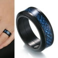 thumbnail image 4 of Dragon Rotating Double Layer Stainless Steel Ring Men Punk Finger Jewelry Gift, 4 of 5