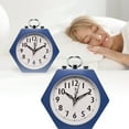 thumbnail image 1 of KER Button Light Alarm Clock For Children's Bedroom Bedside Style 10cm Small Silent Alarm Clock, 1 of 6