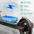 thumbnail image 4 of HiQiS Foldable Electric Scooter for Adult Teens, 350W Motor & Top 19 MPH, 21 Miles Long Range, 8.5" Solid Tires Lightweight E-Scooter for Commuter, 4 of 8