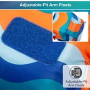Aqua SwimSchool 2-in-1 Tot Grow-with-Me Swim Training Vest, Blue