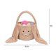 thumbnail image 2 of Cesta de Pascua para buscar huevos, cesta de conejo de Pascua de peluche marrón, cubos de Pascua de orejas largas, bolsas de Pascua de conejo para decoraciones de Pascua, dulces y regalos., 2 of 7