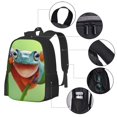 thumbnail image 2 of Fuzoiu Flying Frog On Branch Print Large Capacity Backpack,Travel Backpack,Laptop Bag,College School Rucksack Bag,for School, Travel & Outdoor Activities, 2 of 6