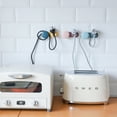 thumbnail image 1 of 6 Pack Self Adhesive Hooks Holders for Hanging Key Plug Cable, Silicone Decora, 1 of 4