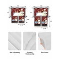 thumbnail image 5 of Chef Swag Curtains for Living Room/Bedroom Windows, Cartoon Red Food Cooking Black White Buffalo Check Kitchen Curtains and Valances Set 36 Inch Length, Light Filtering Swags Valance Curtain Panels, 5 of 5